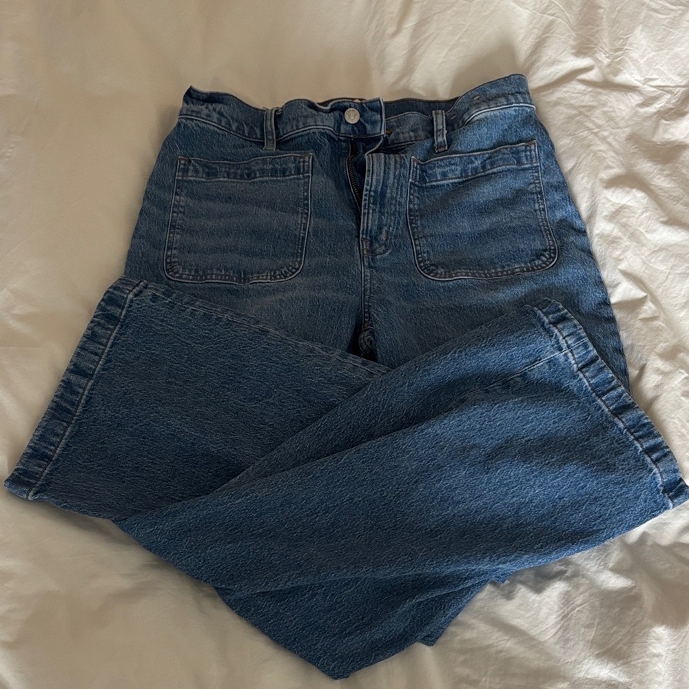 Madewell Women's Flare Jeans in Deep Blue